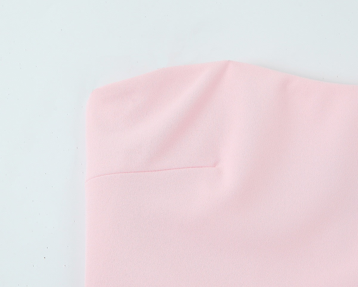 Blush Serenity Strapless Maxi Dress