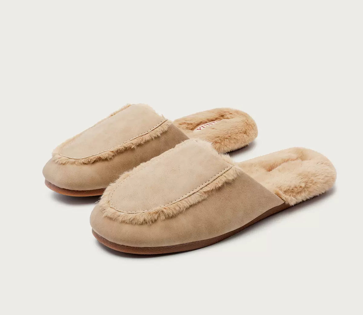 Whisper Faux-Fur Mules
