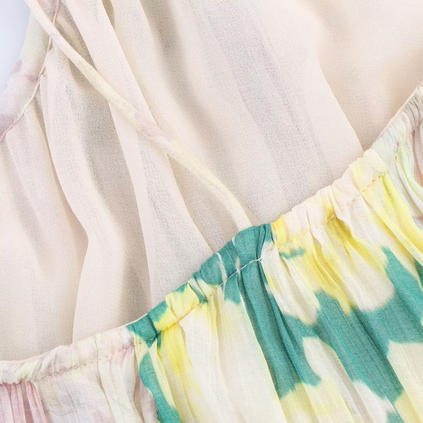 Ethereal Floral Cascade Maxi Dress