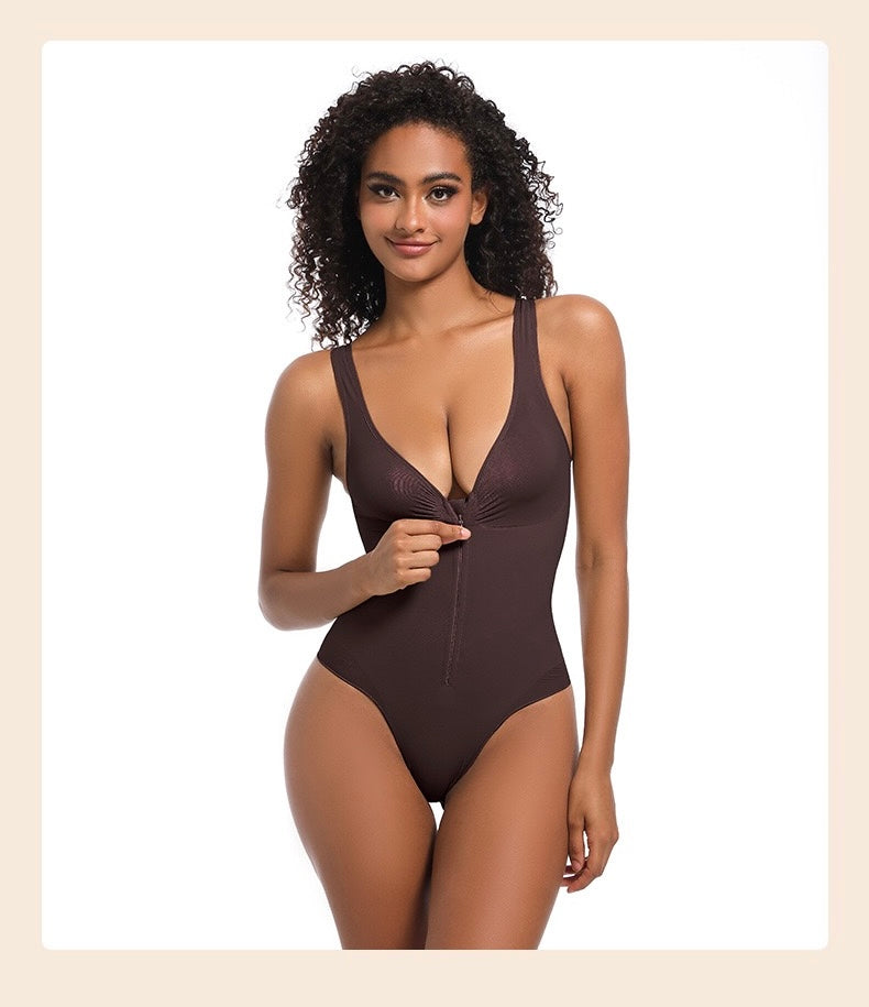 Deep-V Sculpting Bodysuit