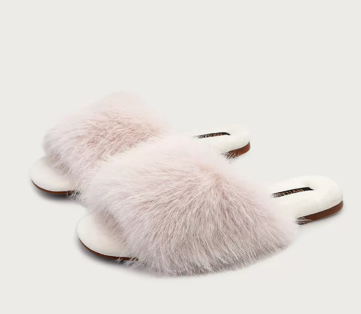 Luxe Faux Fur Slide Slippers