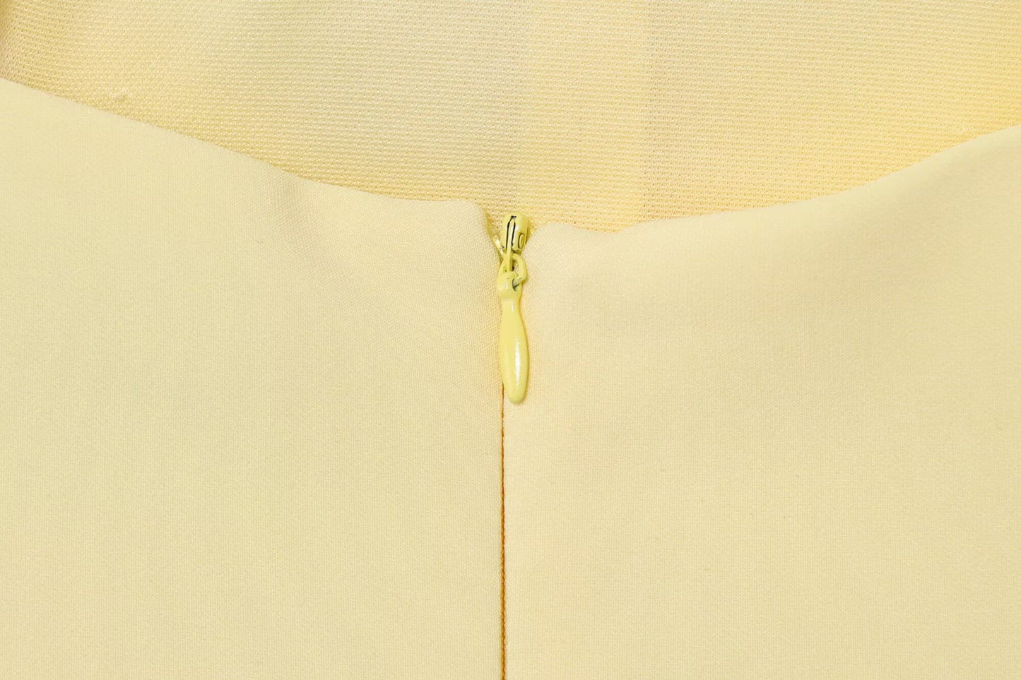 Yellow Glow Halter Mini Dress