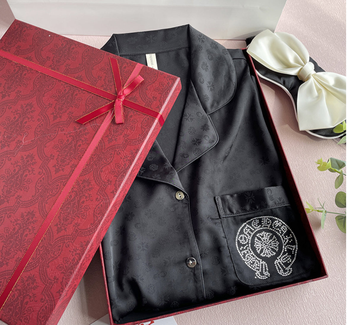 Midnight Luxe Satin Set