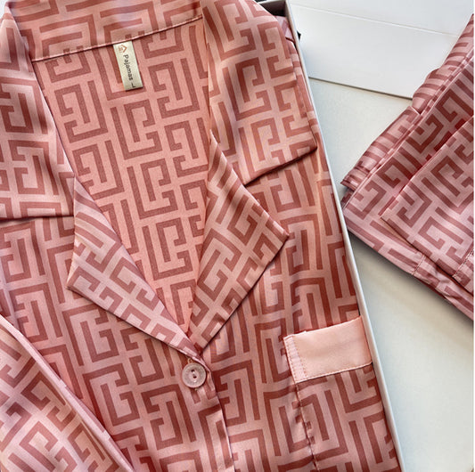 Blush Maze Couple Set