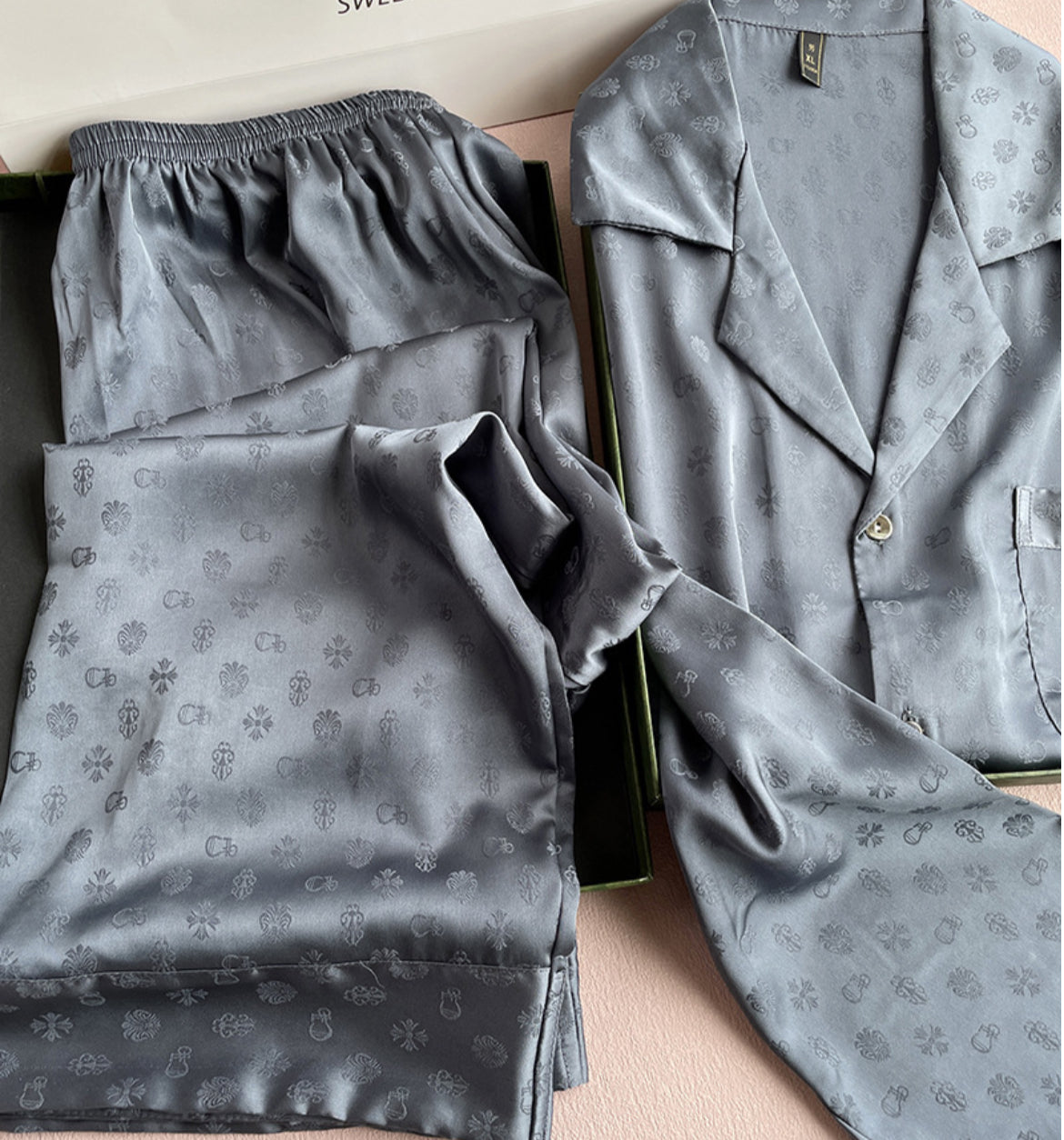 Midnight Luxe Satin Set