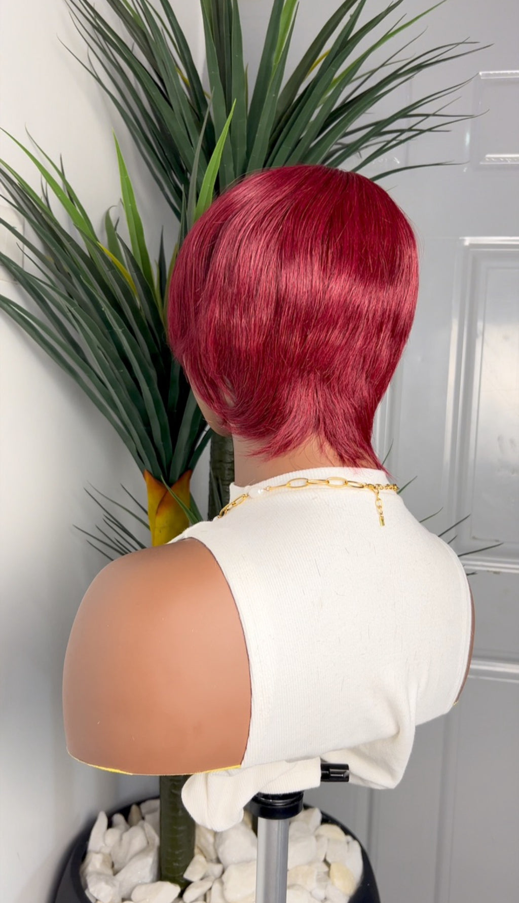 Wig Ruby | Human Hair Pixie Wig