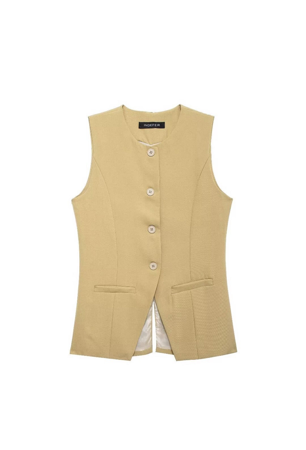 Chic Sleeveless Blazer & Shorts Set