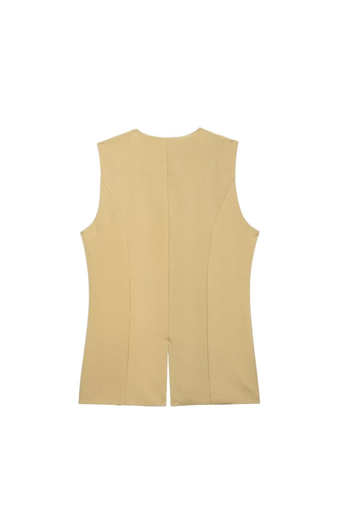 Chic Sleeveless Blazer & Shorts Set