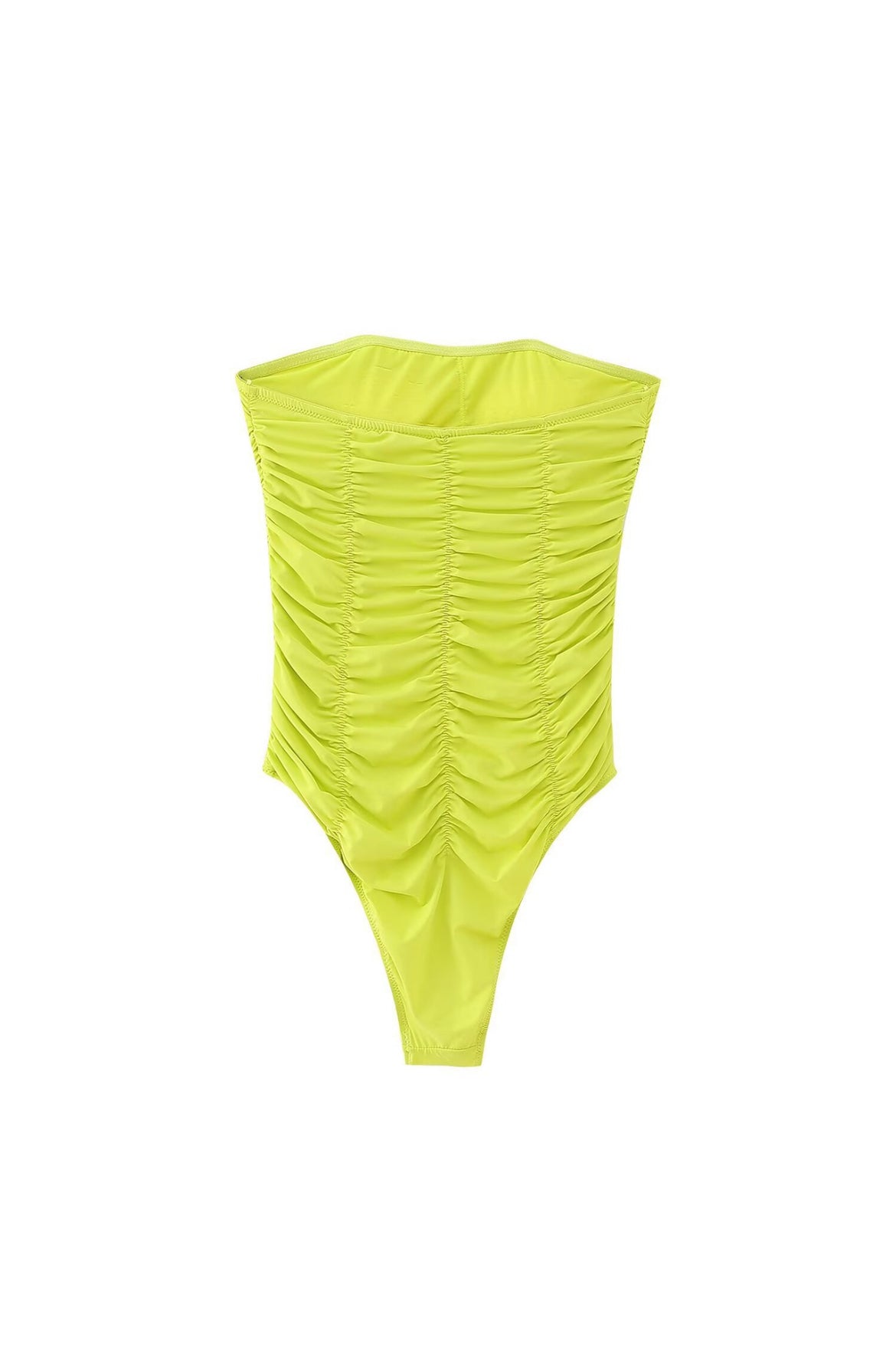 Lime Ruched Bodysuit
