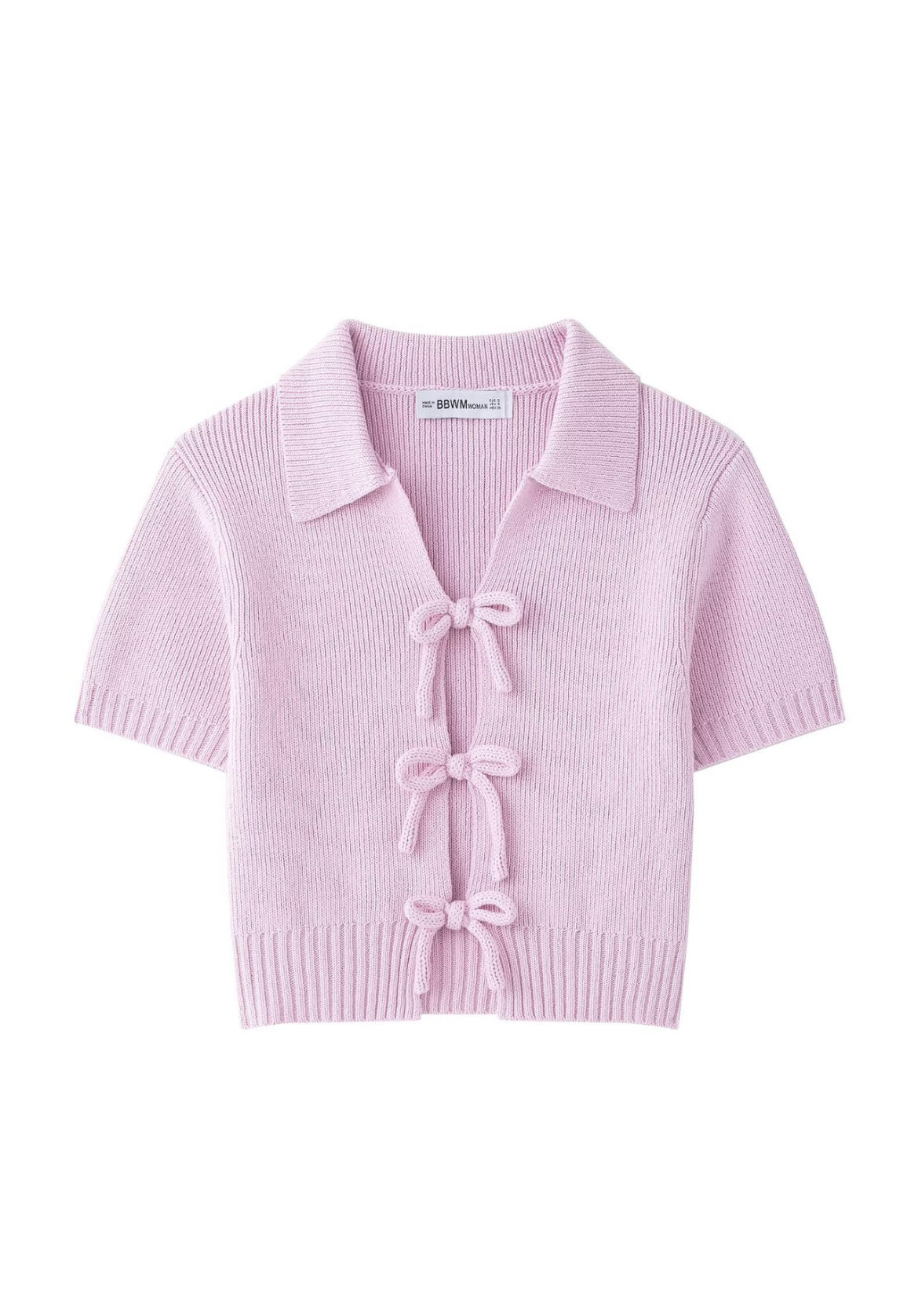 Casual Short-Sleeved Knitted Shirt