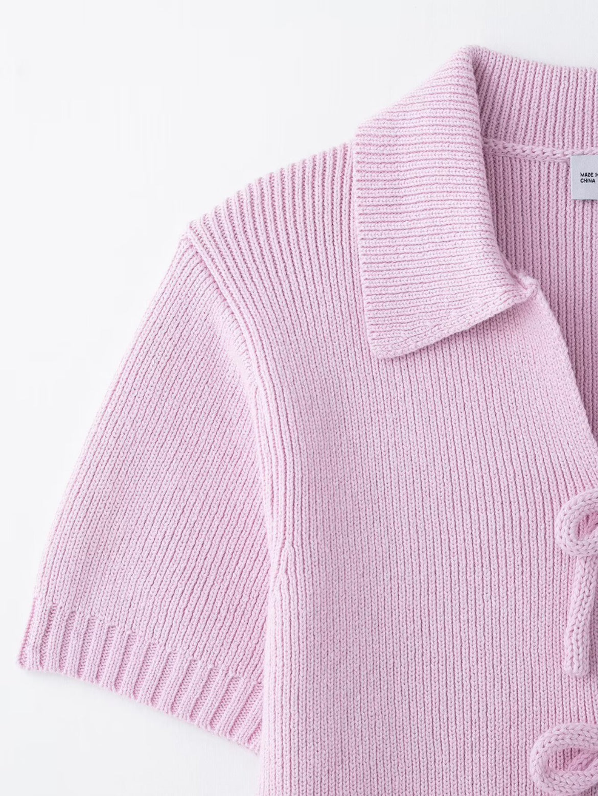 Casual Short-Sleeved Knitted Shirt