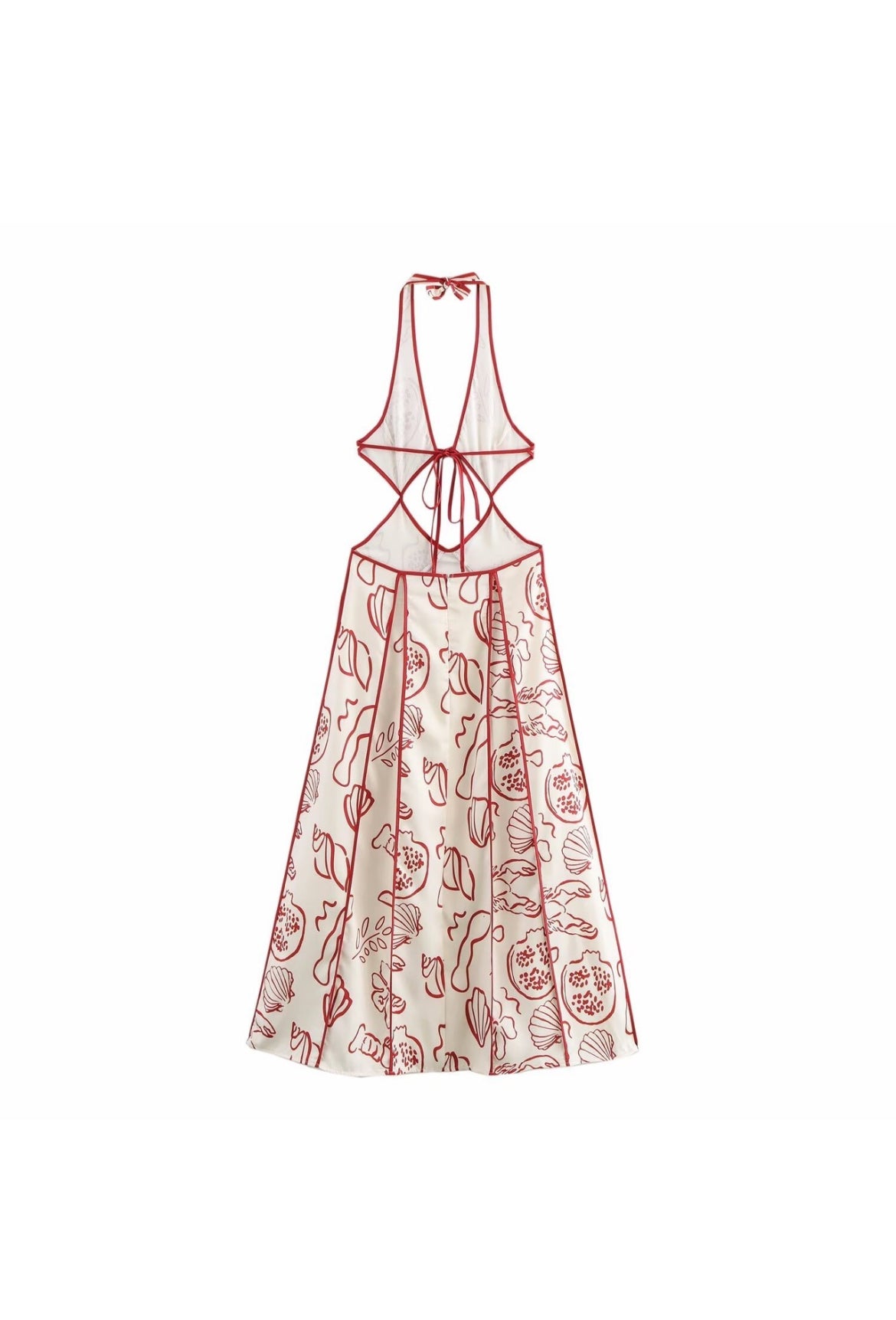 Halter Cut-Out Maxi Dress