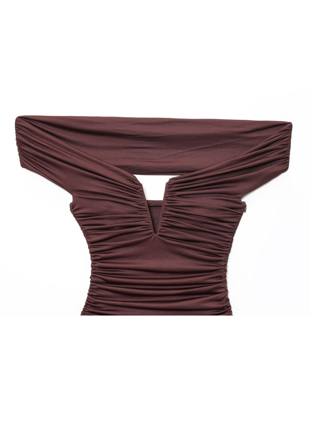 Off-Shoulder Ruched Bodysuit