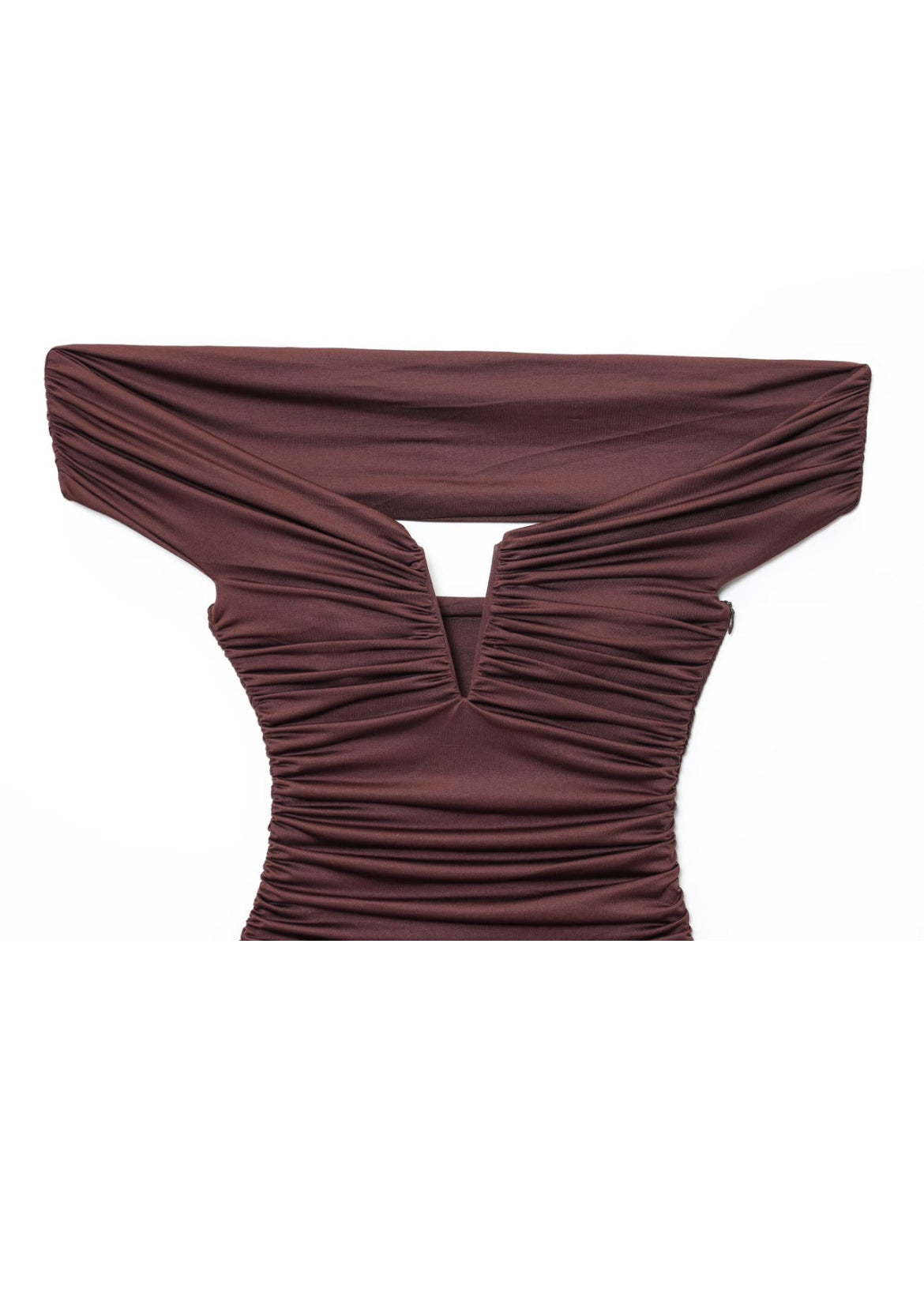 Off-Shoulder Ruched Bodysuit