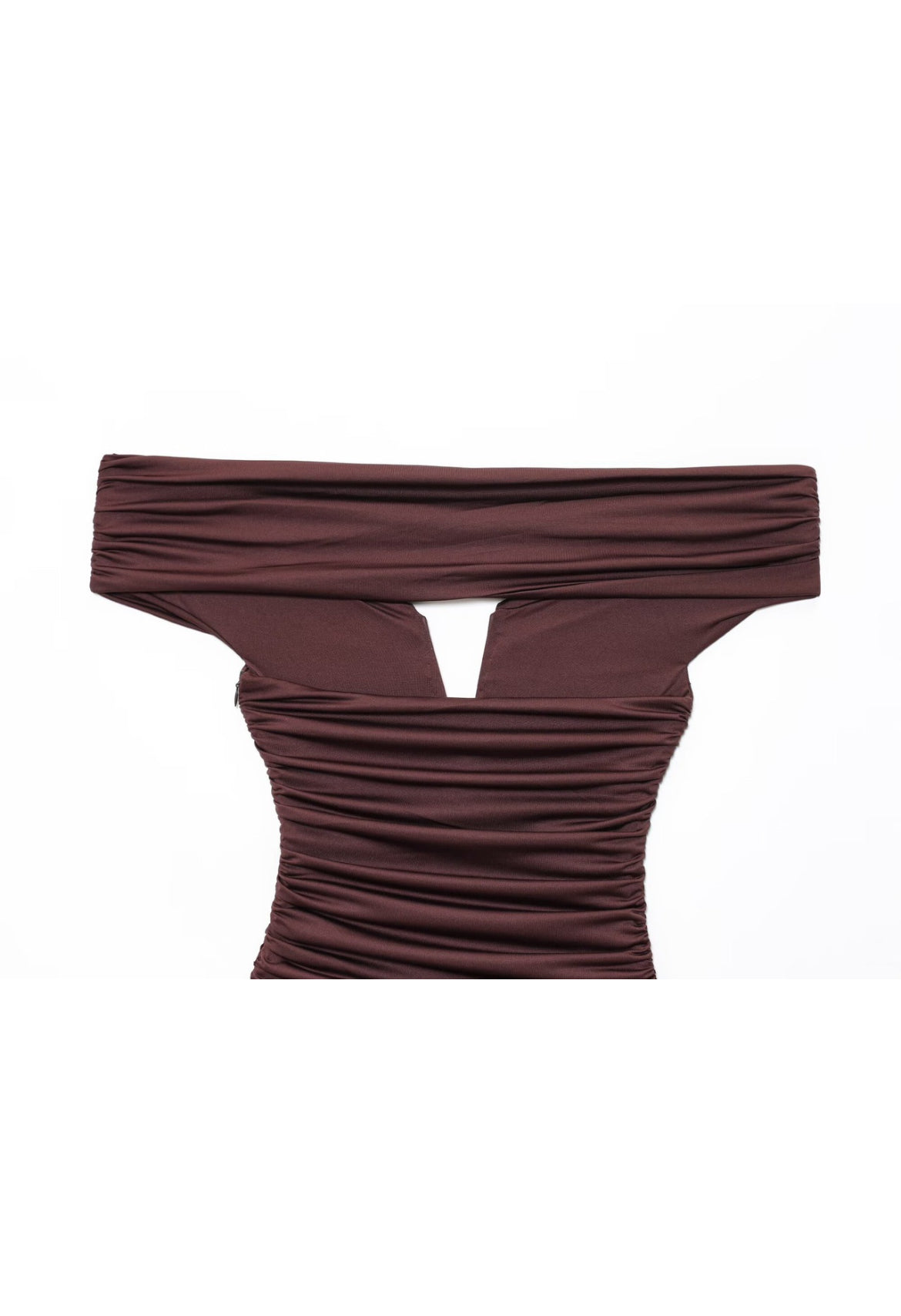 Off-Shoulder Ruched Bodysuit