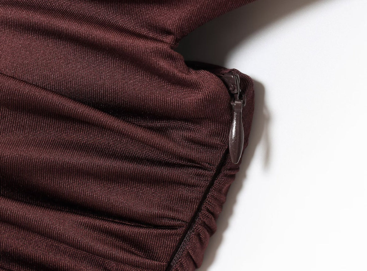 Off-Shoulder Ruched Bodysuit
