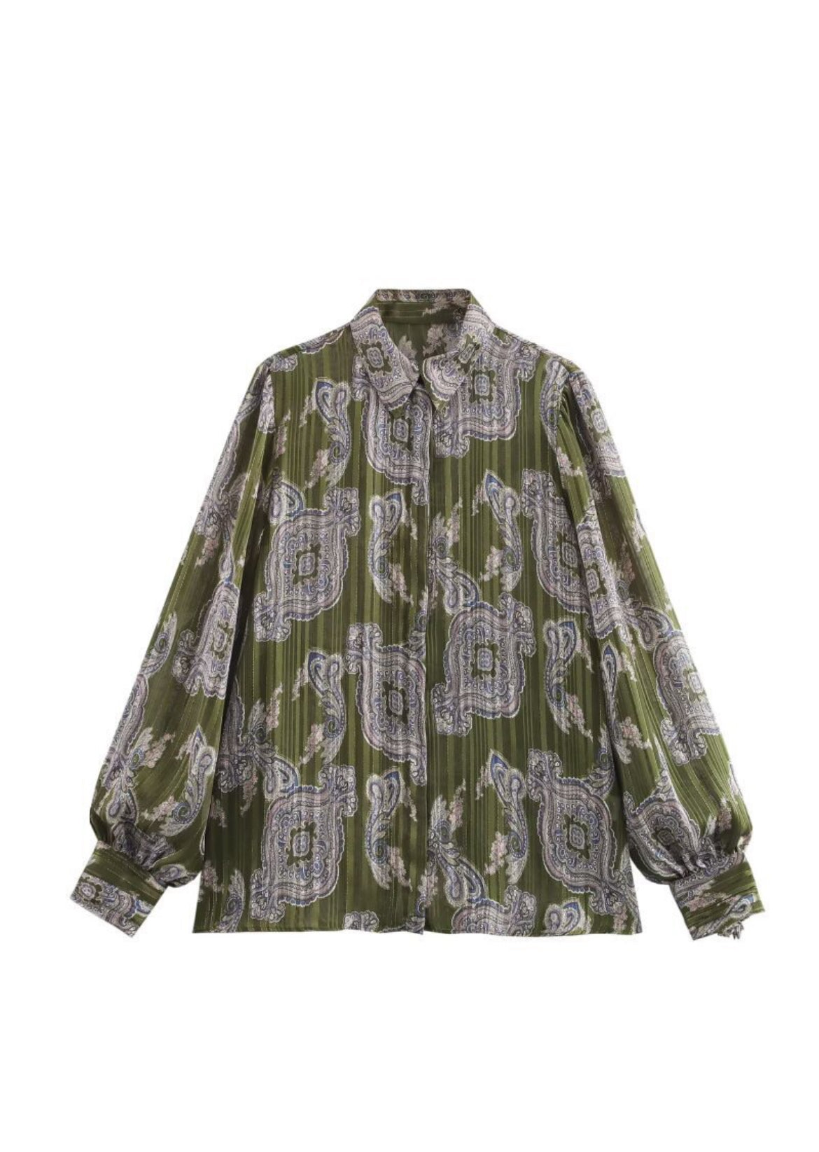 Corporate Paisley Print Shirt