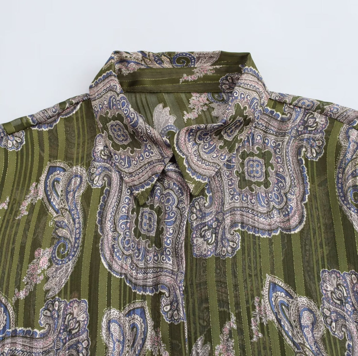 Corporate Paisley Print Shirt