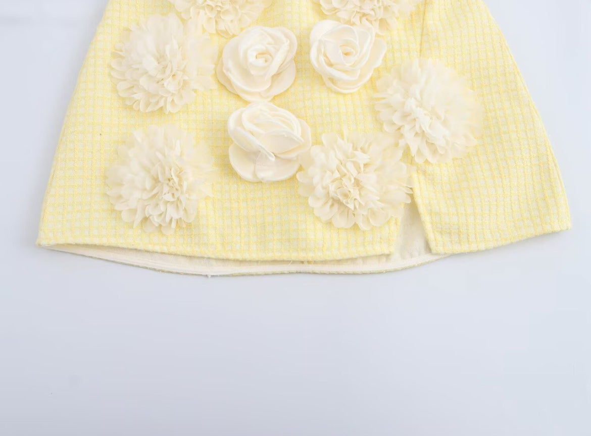 Textured Mini Skirt