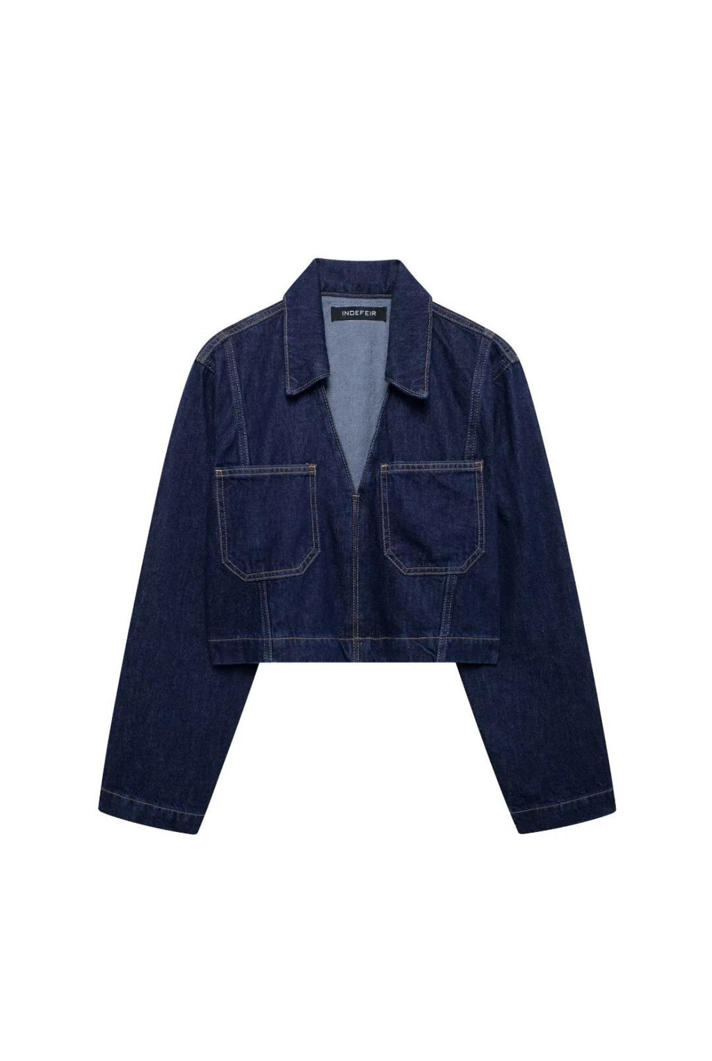 French Style Denim Top