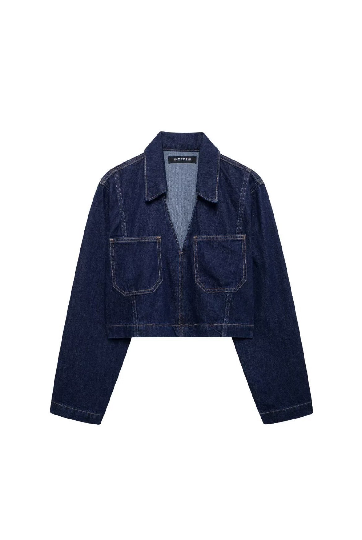 French Style Denim Top