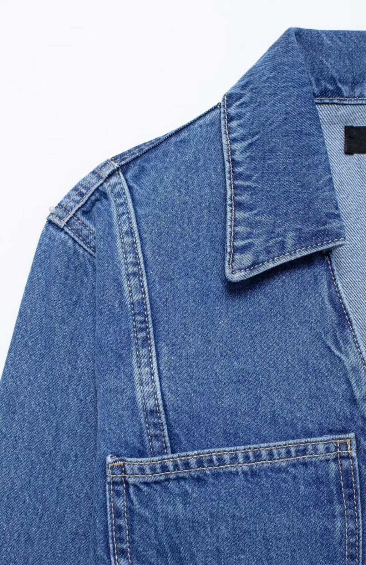 French Style Denim Top