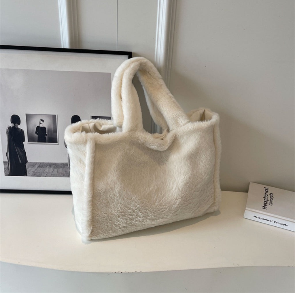 Plush Fur Tote Bag