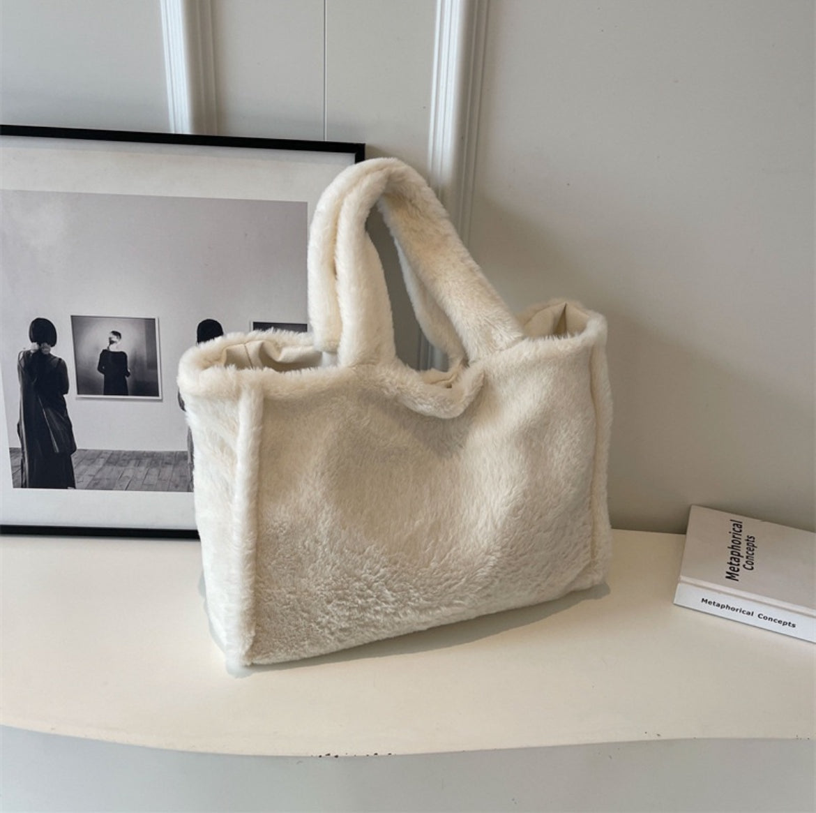 Plush Fur Tote Bag