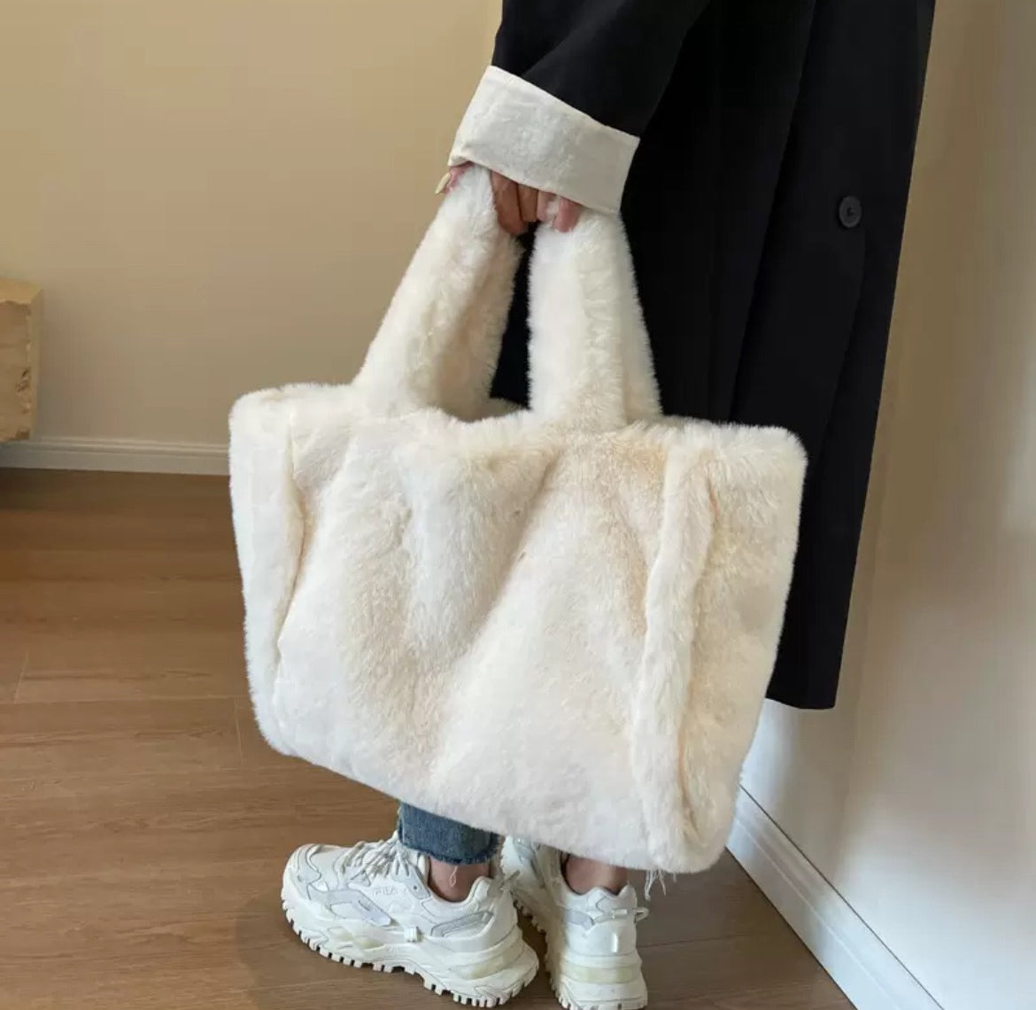 Plush Fur Tote Bag