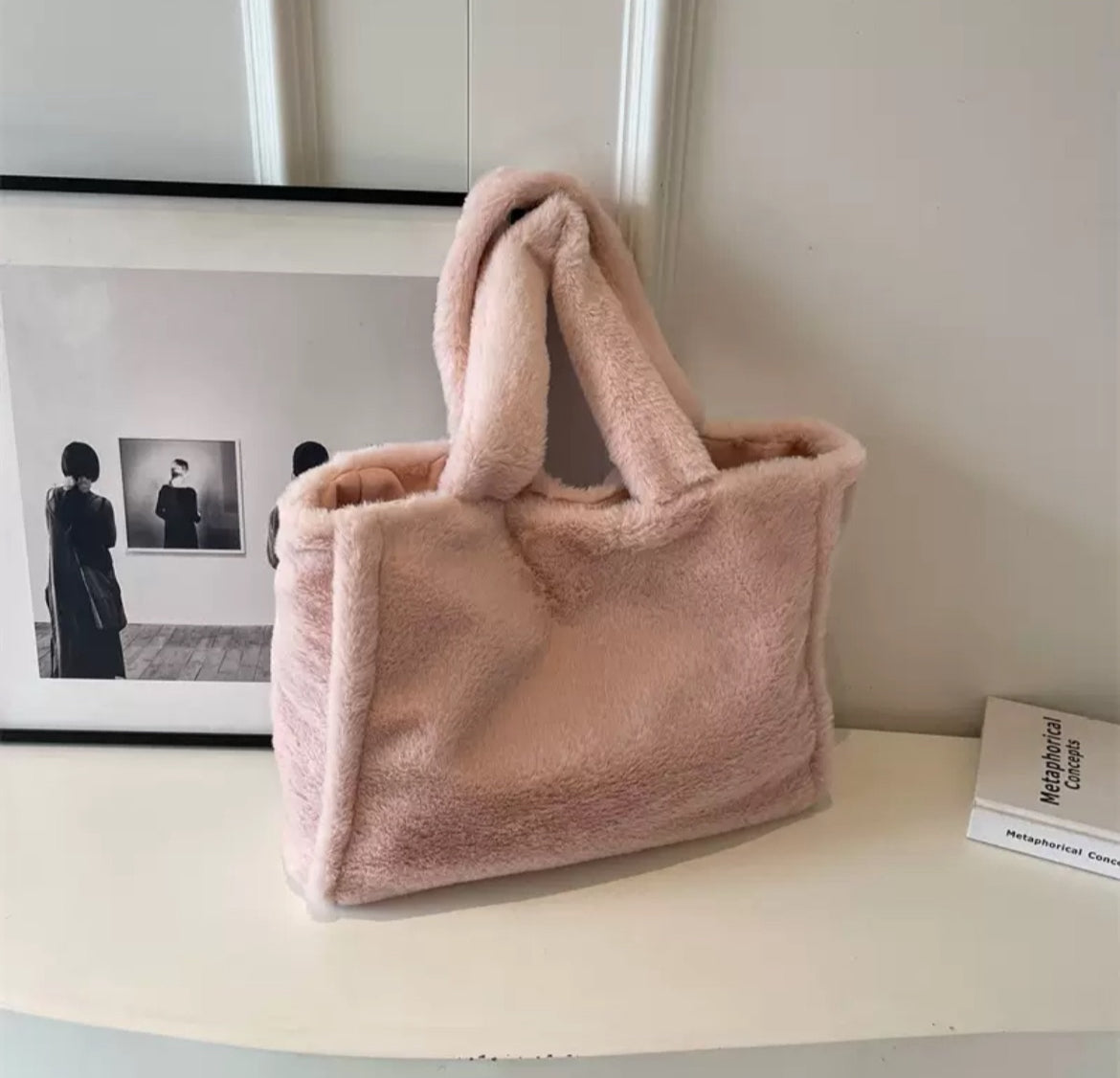 Plush Fur Tote Bag