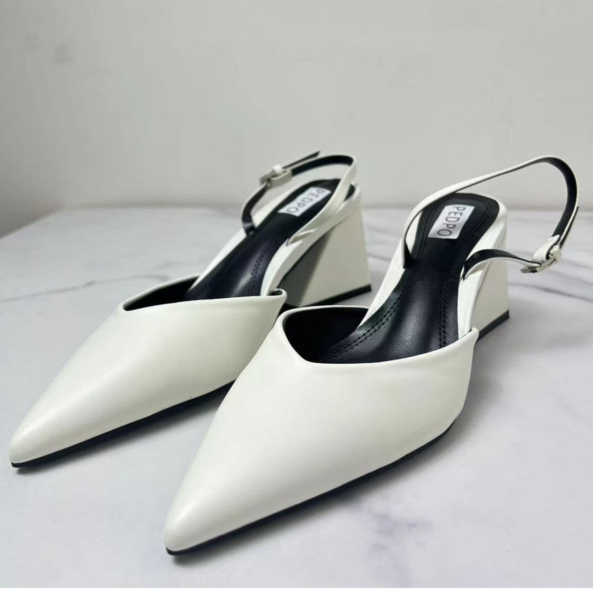 Slingback Wedge Heels