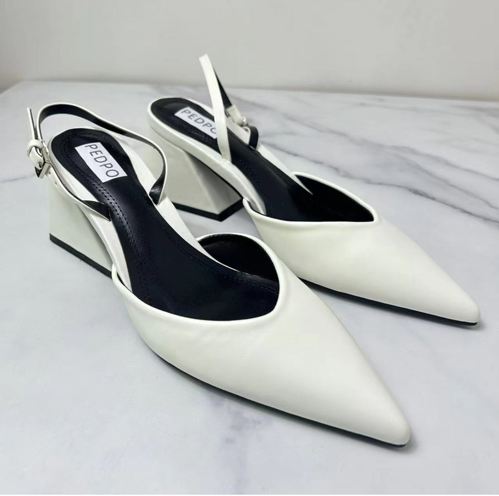 Slingback Wedge Heels